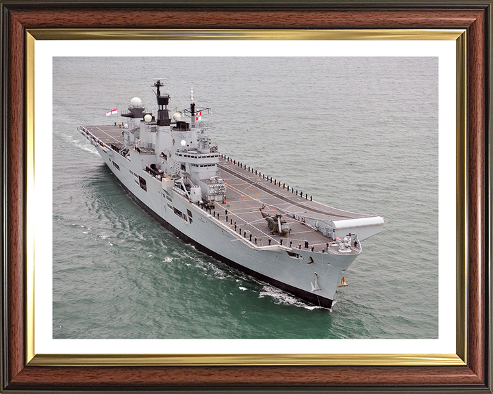 HMS Illustrious R06 | Photo Print | Framed Print | Invincible Class | Aircraft Carrier | Royal Navy