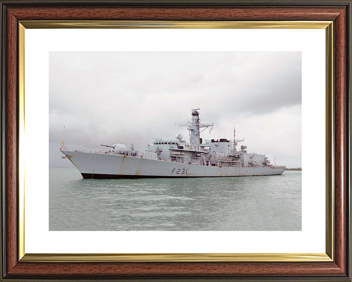 HMS Argyll F231 Royal Navy type 23 Frigate Photo Print or Framed Print - Hampshire Prints