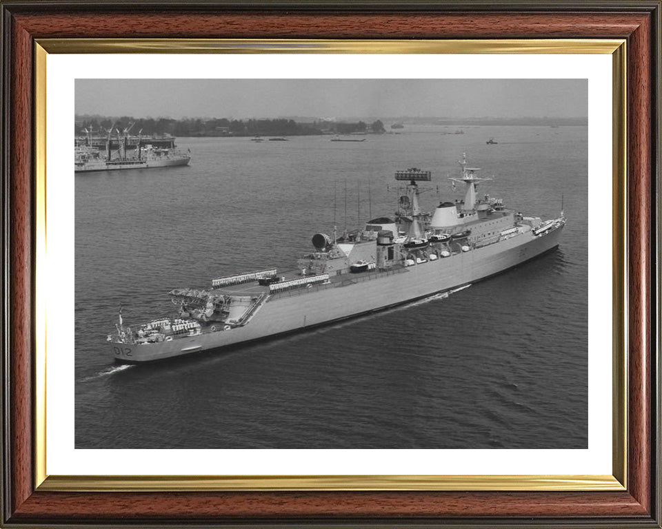 HMS Kent D12 Royal Navy County class destroyer Photo Print or Framed Print - Hampshire Prints