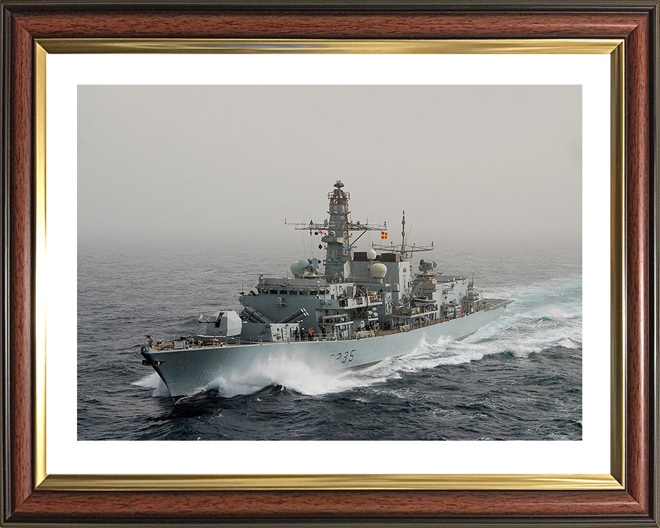 HMS Monmouth F235 Royal Navy Type 23 Frigate Photo Print or Framed Photo Print - Hampshire Prints