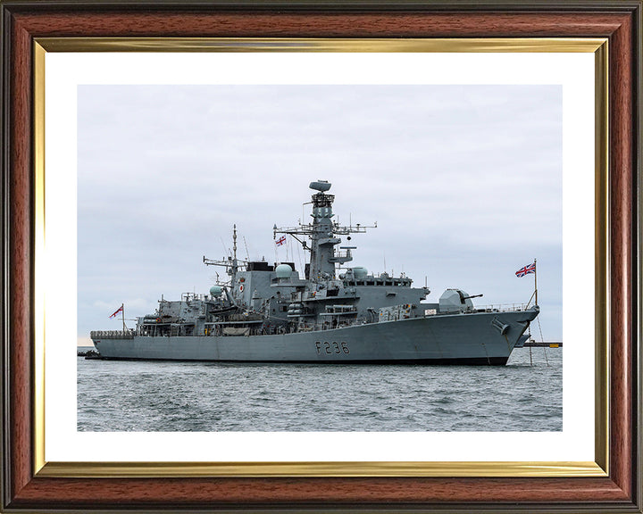 HMS Montrose F236 Royal Navy type 23 Frigate Photo Print or Framed Print - Hampshire Prints