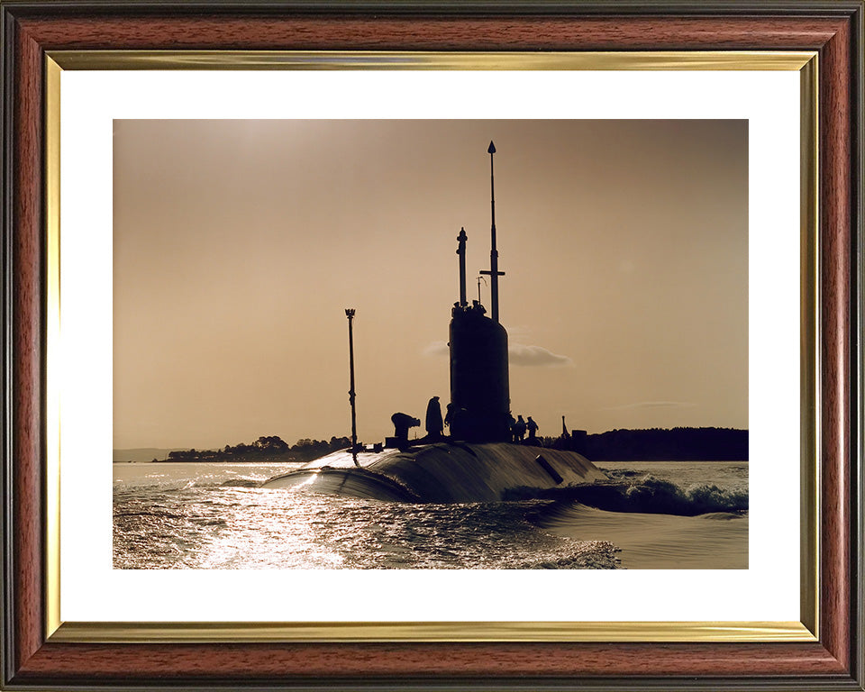 HMS Turbulent S87 Royal Navy Trafalgar class Submarine Photo Print or Framed Print - Hampshire Prints