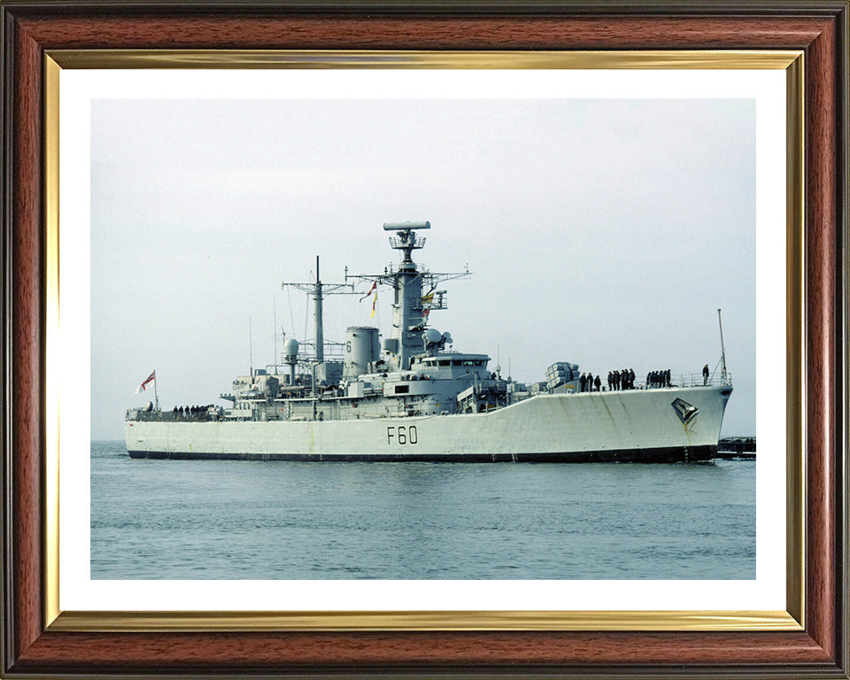 HMS Jupiter F60 Royal Navy Leander class frigate Photo Print or Framed Print - Hampshire Prints