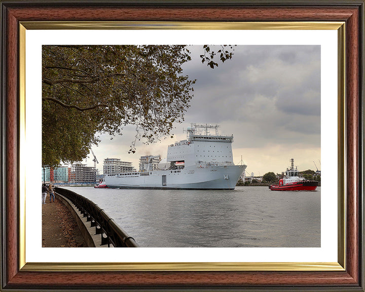 RFA Lyme Bay L3007 Royal Fleet Auxiliary Bay class auxiliary dock landing ship Photo Print or Framed Print - Hampshire Prints