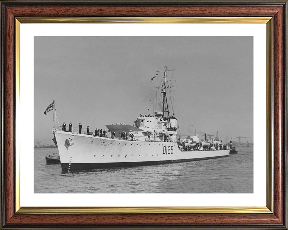 HMS Nepal D125 Royal Navy N class destroyer Photo Print or Framed Print - Hampshire Prints