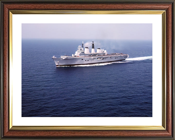 HMS Invincible R05 Royal Navy Invincible Class aircraft carrier Photo Print or Framed Print - Hampshire Prints