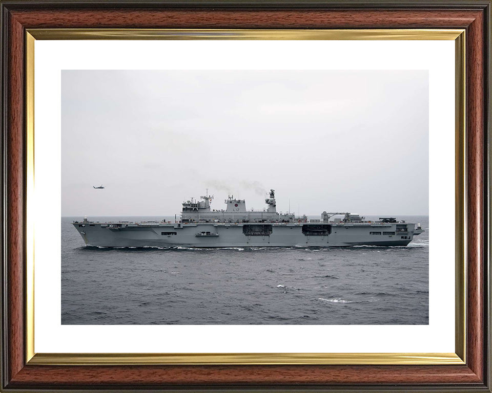 HMS Ocean L12 Royal Navy helicopter carrier Photo Print or Framed Print - Hampshire Prints