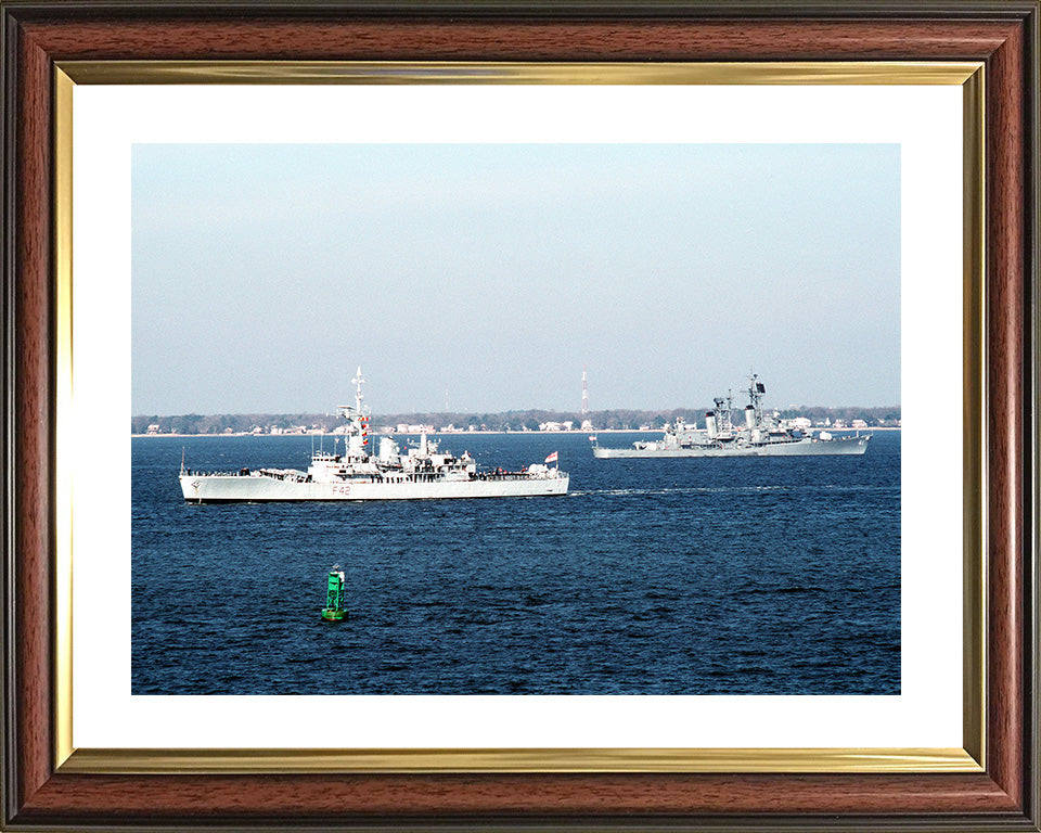 HMS Phoebe F42 Royal Navy Leander class frigate Photo Print or Framed Photo Print - Hampshire Prints