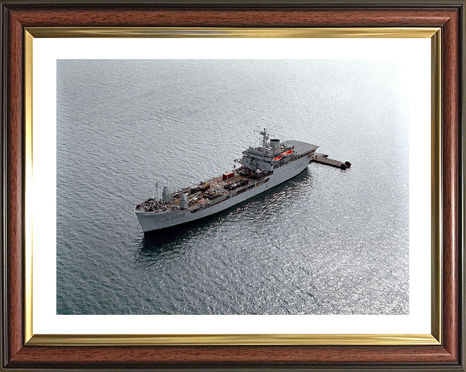 RFA Sir Percivale L3036 Royal Fleet Auxiliary Round Table class ship Photo Print or Framed Print - Hampshire Prints