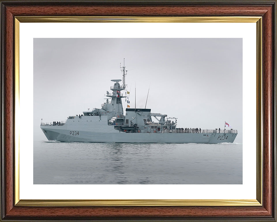 HMS Spey P234 Royal Navy River class patrol vessel Photo Print or Framed Print - Hampshire Prints