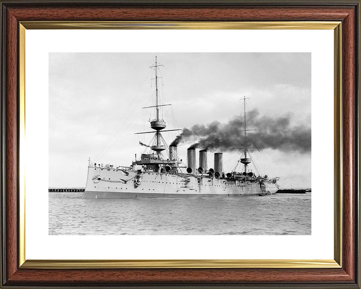 HMS Powerful (1895) Royal Navy Danae Powerful cruiser Photo Print or Framed Photo Print - Hampshire Prints