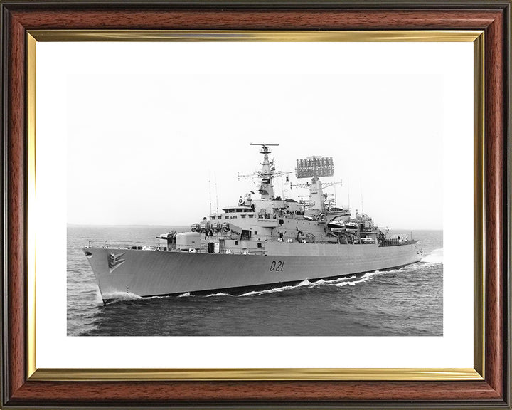 HMS Norfolk D21 Royal Navy County class destroyer Photo Print or Framed Photo Print - Hampshire Prints