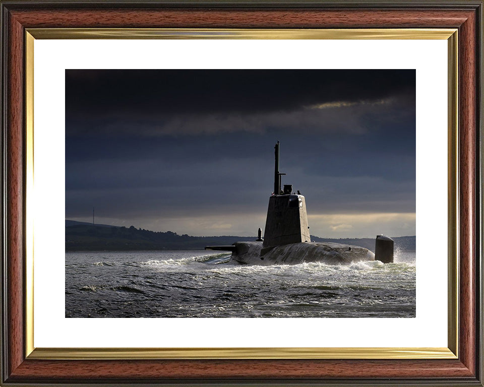 HMS Ambush S120 Royal Navy Astute class Submarine Photo Print or Framed Print - Hampshire Prints