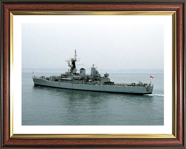 HMS Naiad F39 Royal Navy Leander class frigate Photo Print or Framed Photo Print - Hampshire Prints