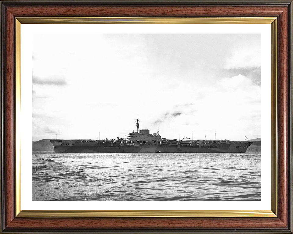 HMS Implacable R86 Royal Navy Implacable Class Aircraft Carrier Photo Print or Framed Print - Hampshire Prints