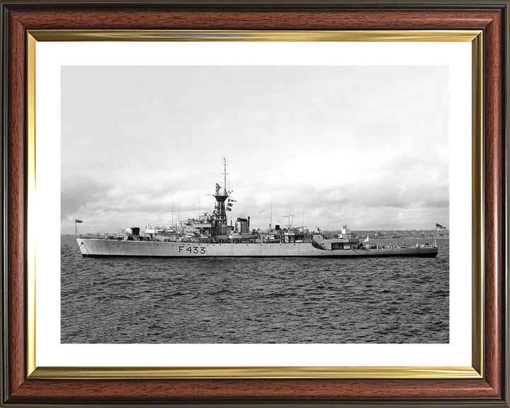 HMS Loch Insh F433 (K433) Royal Navy Loch class frigate Photo Print or Framed Print - Hampshire Prints