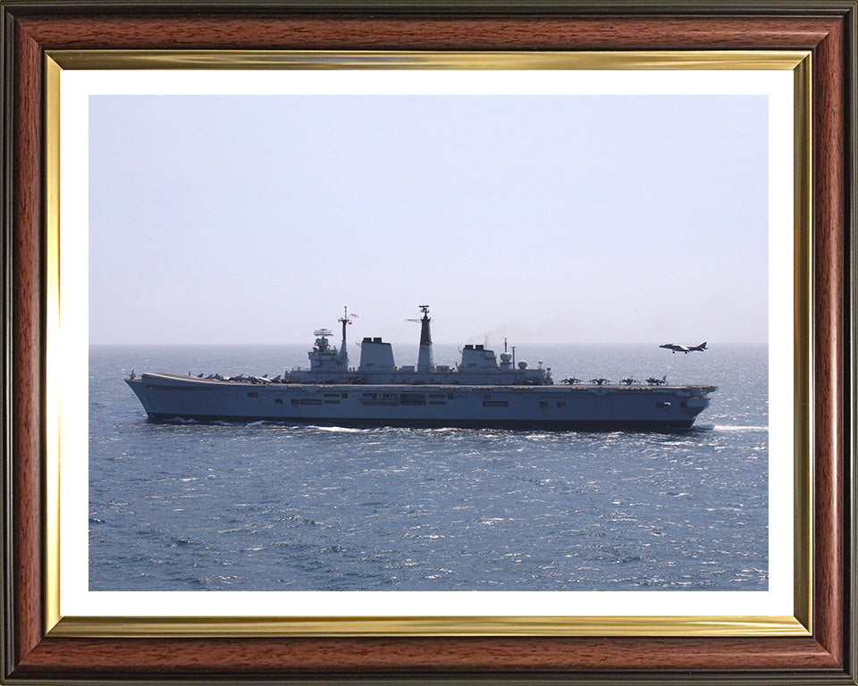 HMS Invincible R05 Royal Navy Invincible Class aircraft carrier Photo Print or Framed Print - Hampshire Prints