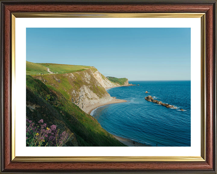 Man O'War Beach Dorset in summer Photo Print - Canvas - Framed Photo Print - Hampshire Prints