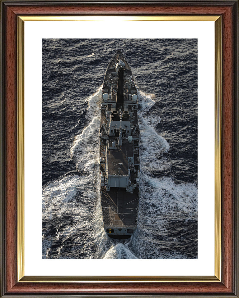 HMS Northumberland F238 Royal Navy type 23 Frigate Photo Print or Framed Print - Hampshire Prints