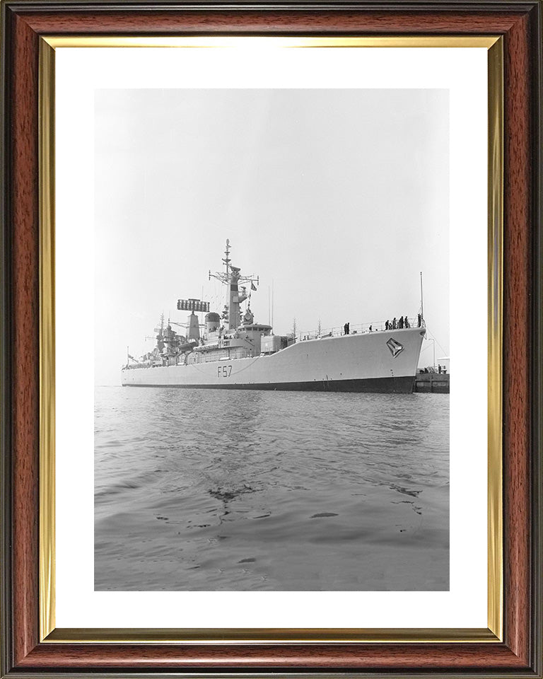 HMS Andromeda F57 Royal Navy Leander class frigate Photo Print or Framed Print - Hampshire Prints