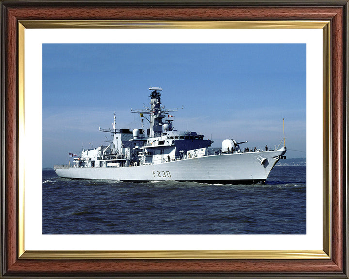 HMS Norfolk F230 Royal Navy type 23 Frigate Photo Print or Framed Print - Hampshire Prints