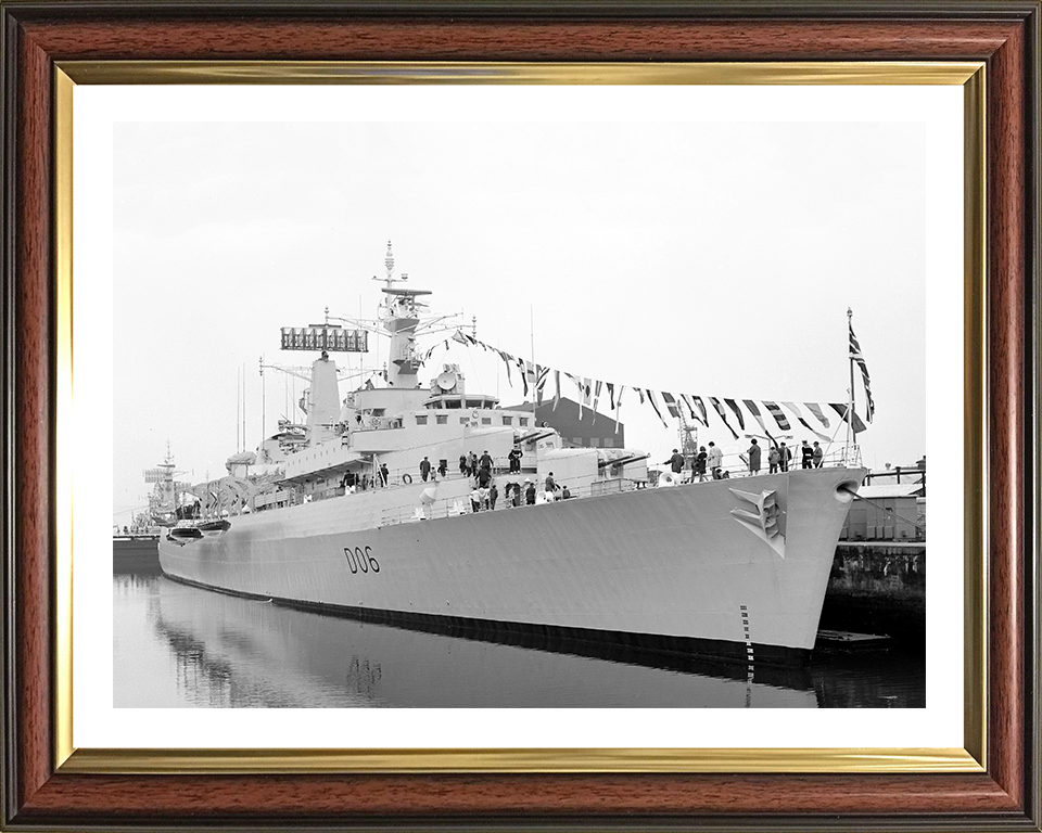 HMS Hampshire D06 Royal Navy County class destroyer Photo Print or Framed Print - Hampshire Prints