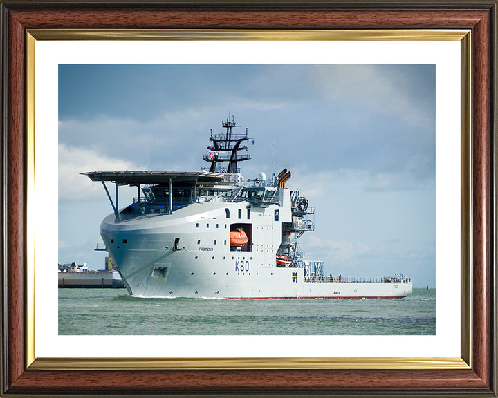 RFA Proteus K60 Royal Fleet Auxiliary ship Photo Print or Framed Print - Hampshire Prints