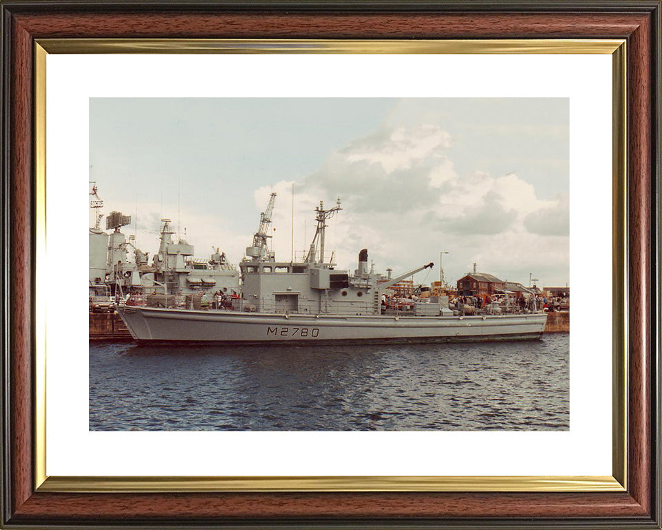 HMS Woodlark (HMS Yaxham) M2780 Royal Navy survey vessel Photo Print or Framed Print - Hampshire Prints