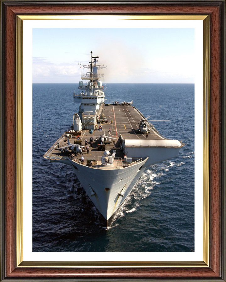 HMS Invincible R05 Royal Navy Invincible Class aircraft carrier Photo Print or Framed Print - Hampshire Prints