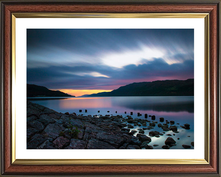 Loch Ness Scotland at sunset Photo Print - Canvas - Framed Photo Print - Hampshire Prints