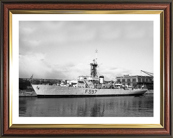 HMS Launceston Castle F397 (K397) Royal Navy Castle class corvette Photo Print or Framed Print - Hampshire Prints