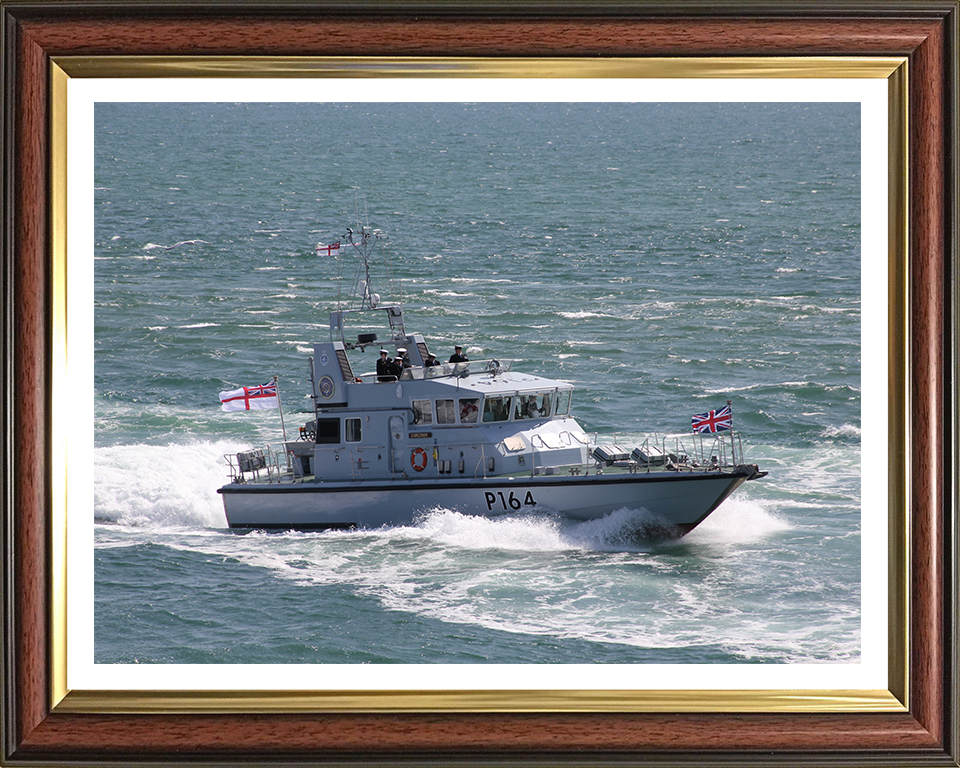 HMS Explorer P164 Royal Navy Archer class P2000 patrol vessel Photo Print or Framed Print - Hampshire Prints