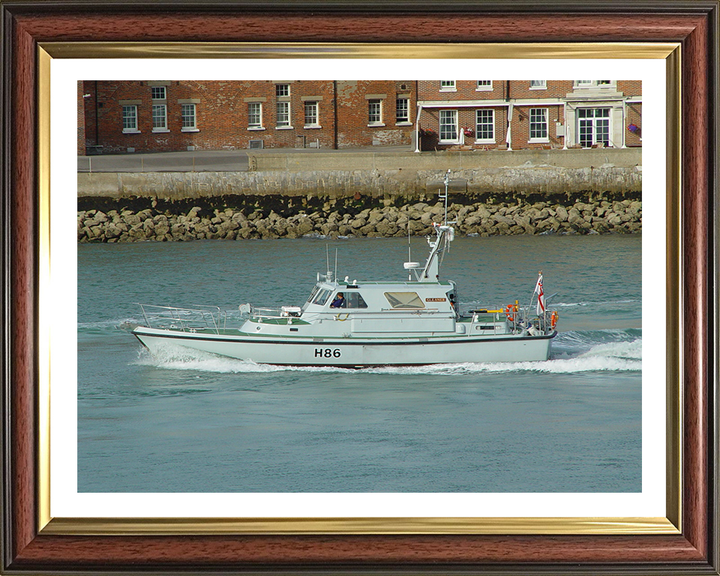 HMS Gleaner H86 Royal Navy Survey Motor Launch Photo Print or Framed Photo Print - Hampshire Prints