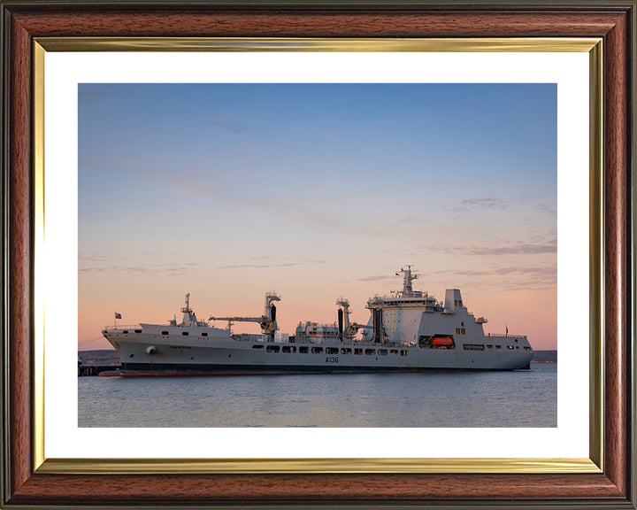 RFA Tidespring A136 Royal Fleet Auxiliary Tide class replenishment tanker Photo Print or Framed Print - Hampshire Prints