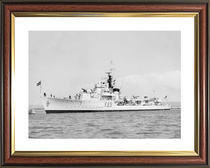 HMS Teazer F23 (R23) Royal Navy type 16 Frigate Photo Print or Framed Print - Hampshire Prints