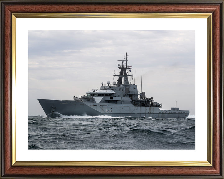 HMS Mersey P283 Royal Navy River Class patrol vessel Photo Print or Framed Photo Print - Hampshire Prints