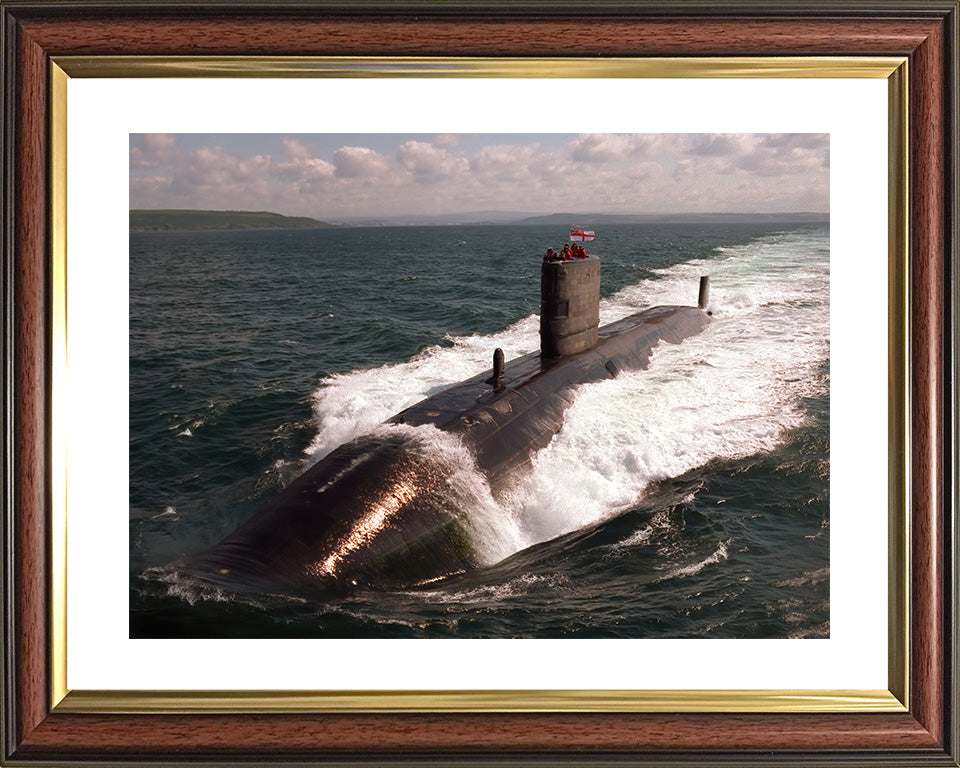 HMS Turbulent S87 Royal Navy Trafalgar class Submarine Photo Print or Framed Print - Hampshire Prints