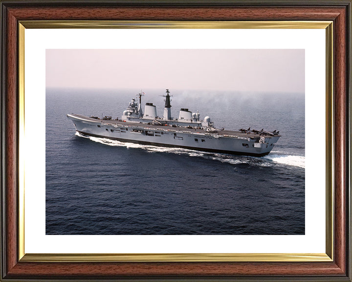 HMS Invincible R05 Royal Navy Invincible Class aircraft carrier Photo Print or Framed Print - Hampshire Prints