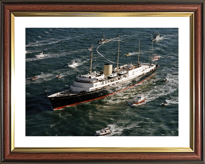 HMY Britannia Royal Yacht paying off Photo Print or Framed Photo Print - Hampshire Prints