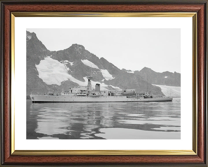 HMS Owen K640 Royal Navy Bay Class Frigate Photo Print or Framed Print - Hampshire Prints