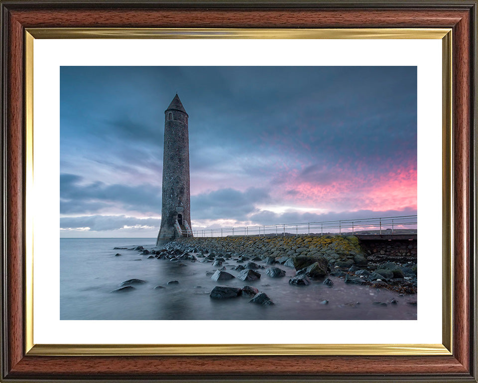 Chaine Memorial Tower County Antrim Northern Ireland at sunset Photo Print - Canvas - Framed Photo Print - Hampshire Prints
