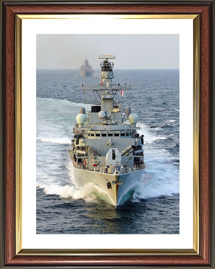 HMS Somerset F82 Royal Navy type 23 Frigate Photo Print or Framed Print - Hampshire Prints