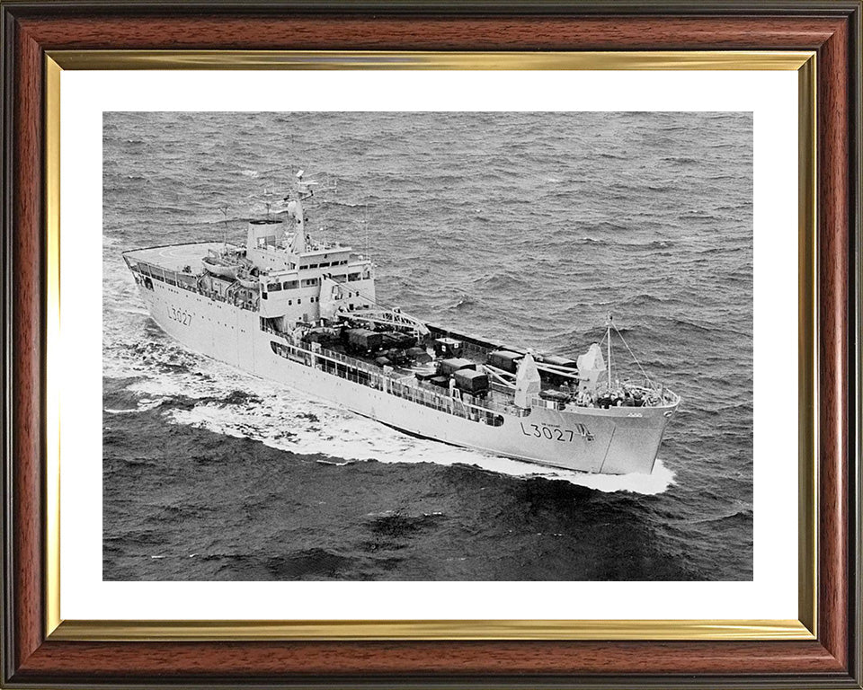 RFA Sir Geraint L3027 Royal Fleet Auxiliary Round Table class ship Photo Print or Framed Print - Hampshire Prints