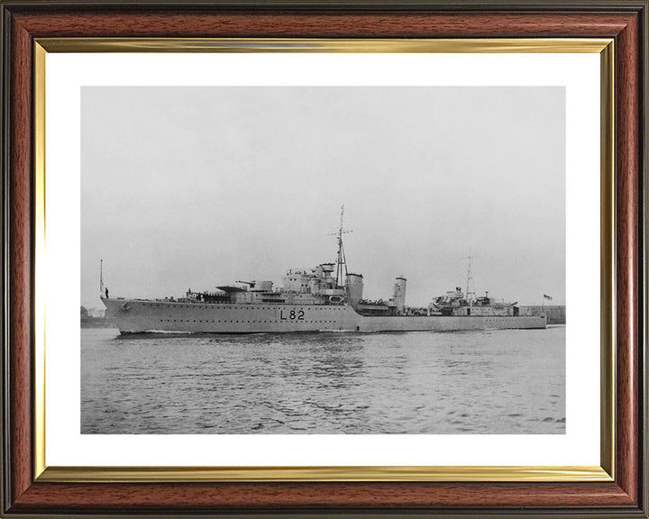 HMS Sikh L82 (F82) Royal Navy Tribal class destroyer Photo Print or Framed Print - Hampshire Prints