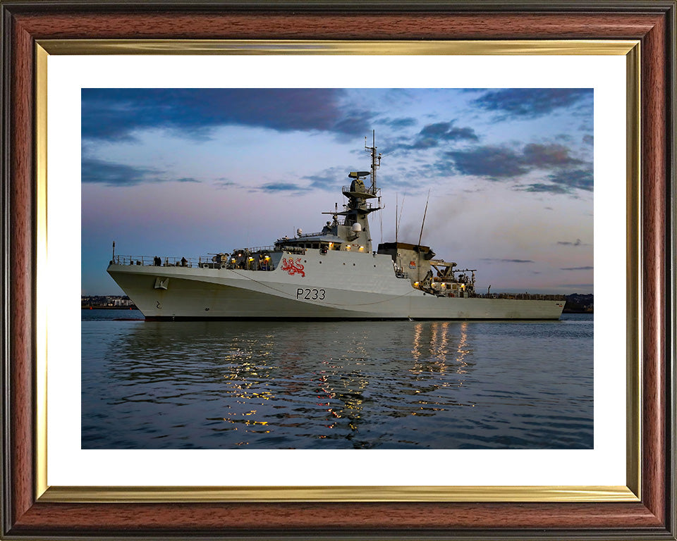 HMS Tamar P233 | Photo Print | Framed Print | River Class | Patrol Vessel | Royal Navy - Hampshire Prints