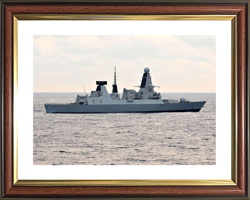 HMS Dauntless D33 Royal Navy Type 45 destroyer Photo Print or Framed Print - Hampshire Prints