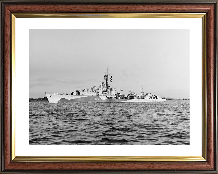 HMS Scorpion G72 Royal Navy Q class destroyer Photo Print or Framed Print - Hampshire Prints