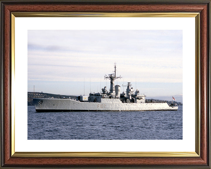 HMS Rothesay F107 Royal Navy Rothesay Class frigate Photo Print or Framed Print - Hampshire Prints