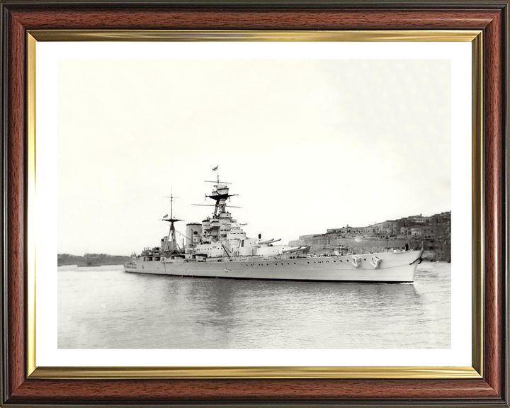 HMS Hood (51) Royal Navy Admiral class battlecruiser Photo Print or Framed Print - Hampshire Prints