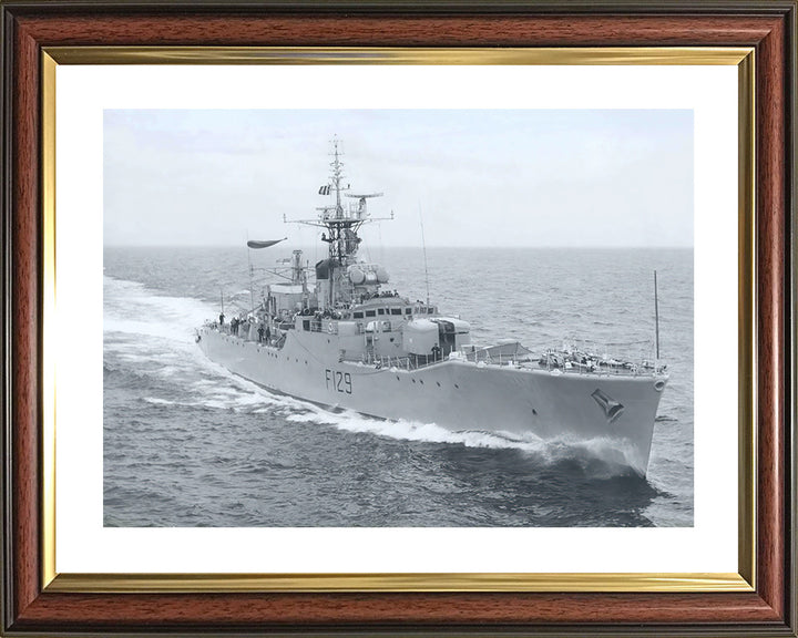 HMS Rhyl F129 Royal Navy Rothesay Class frigate Photo Print or Framed Print - Hampshire Prints